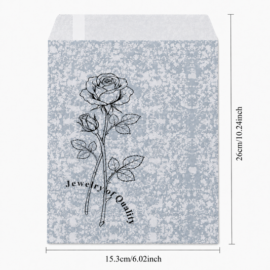 silver rose side