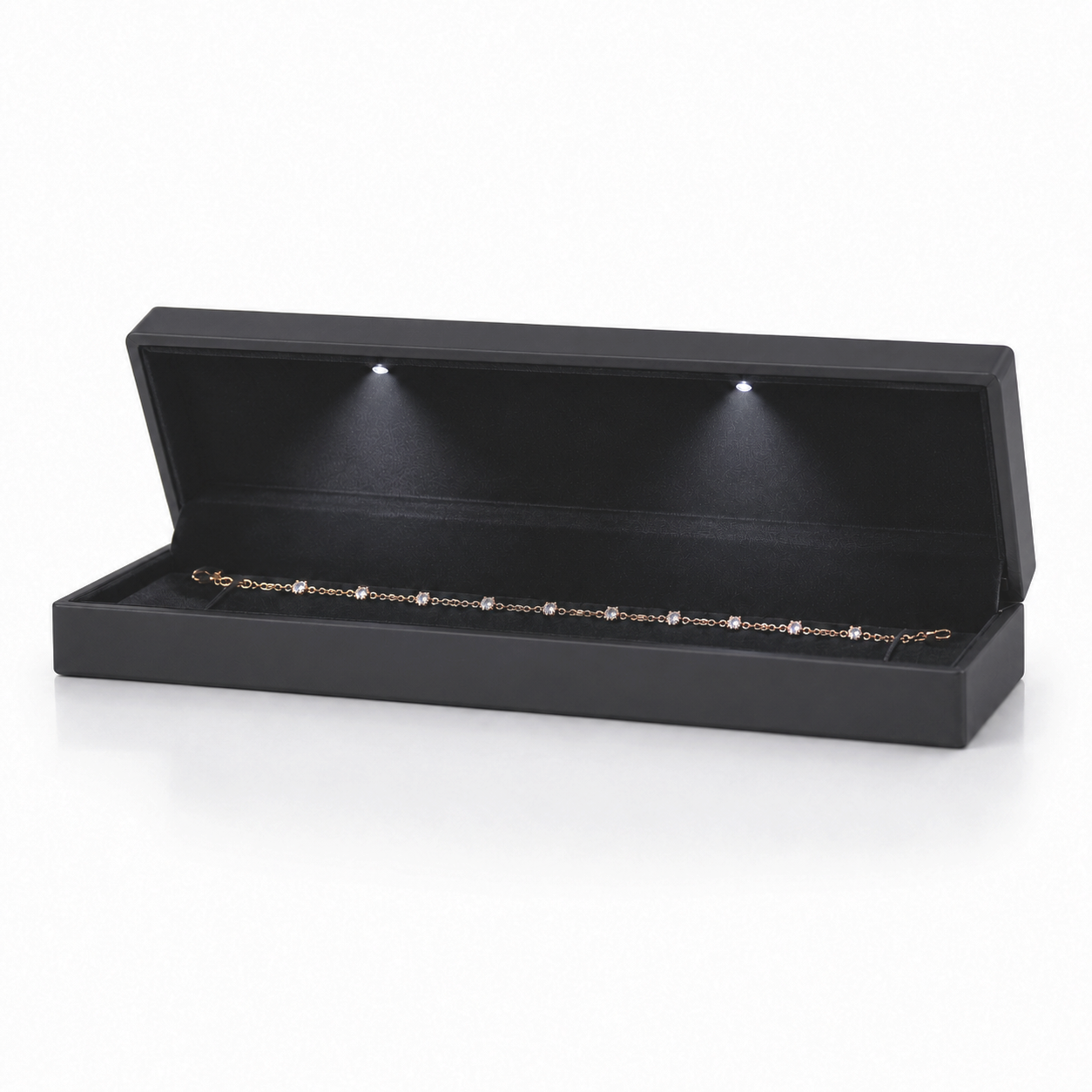 black bracelet detail