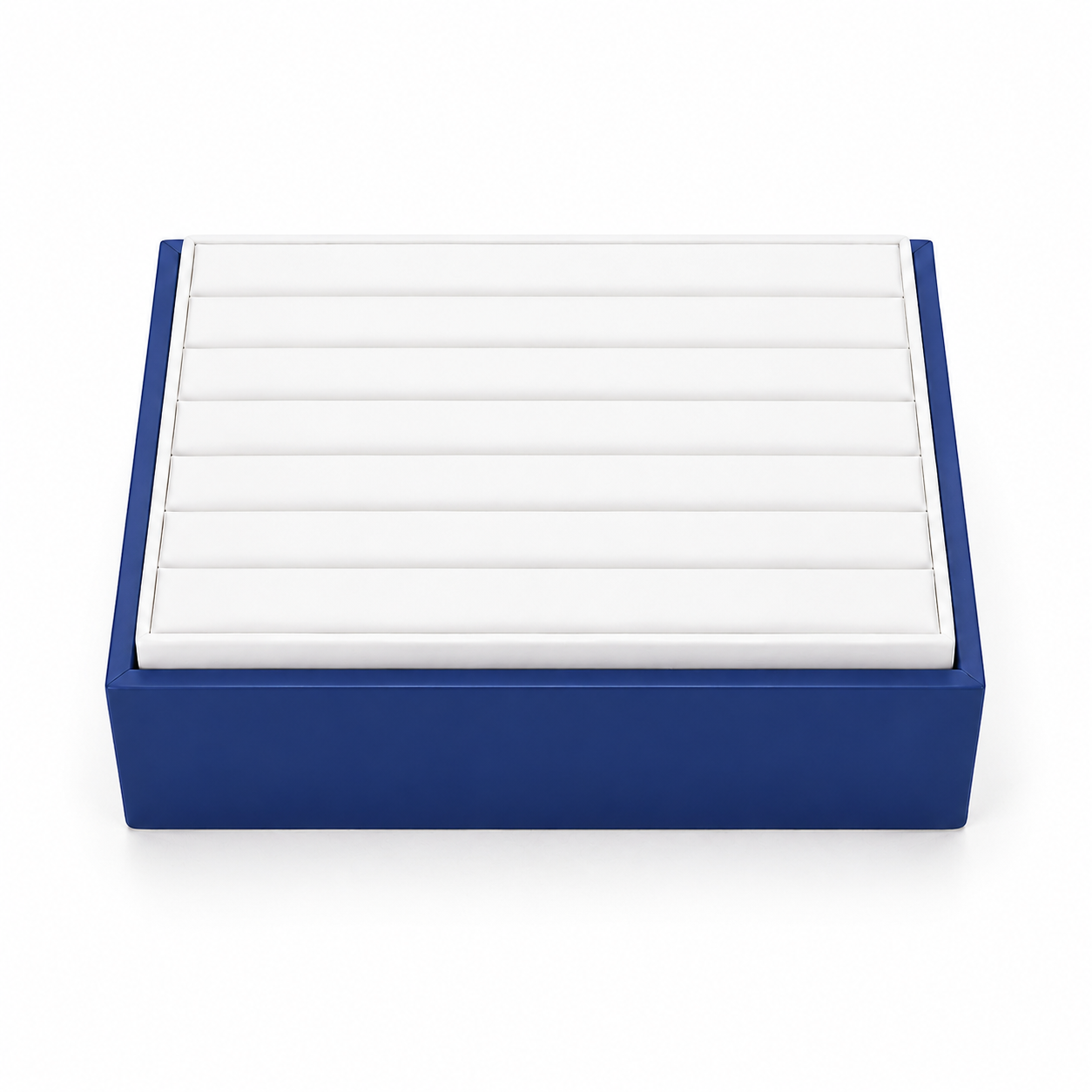 blue white open