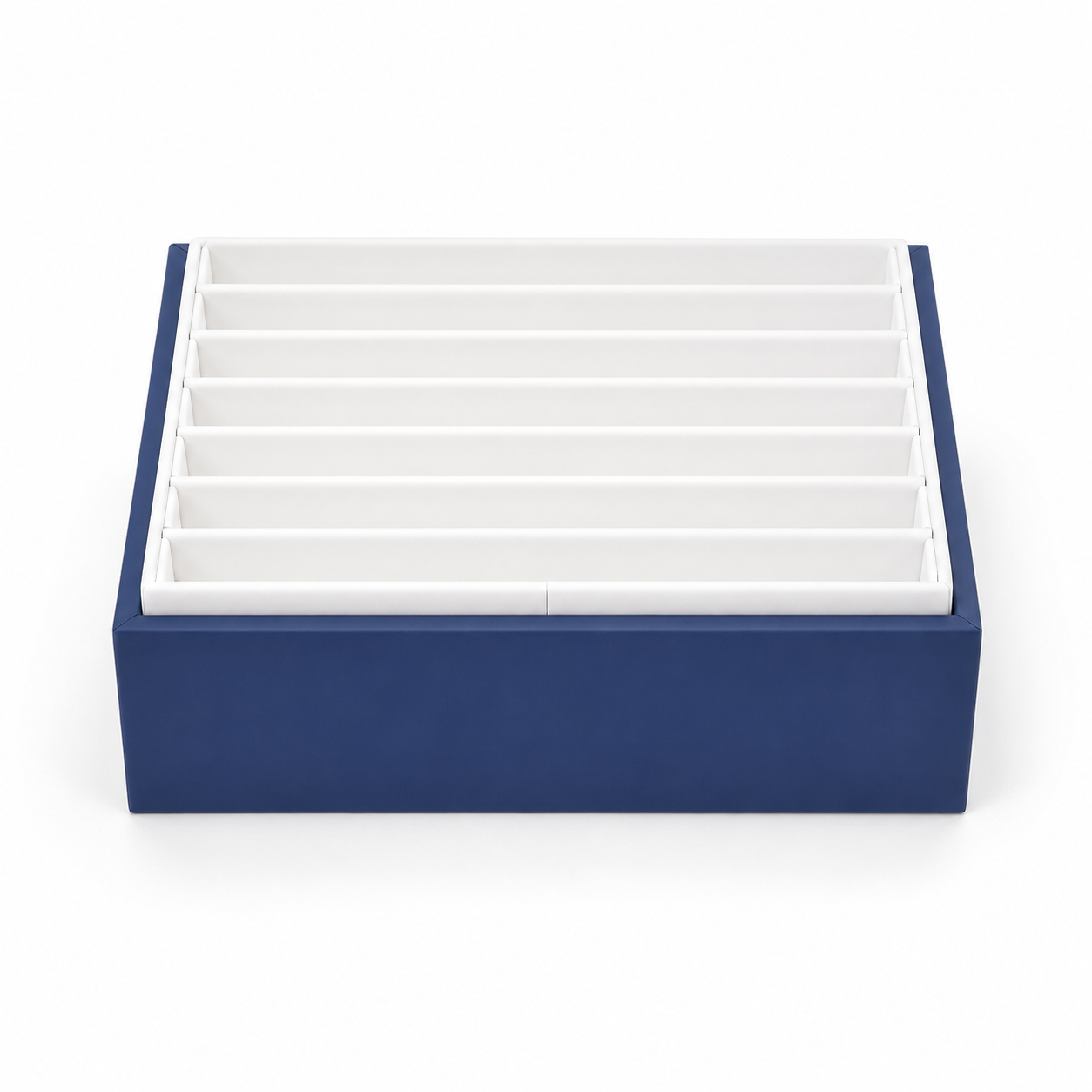blue white open