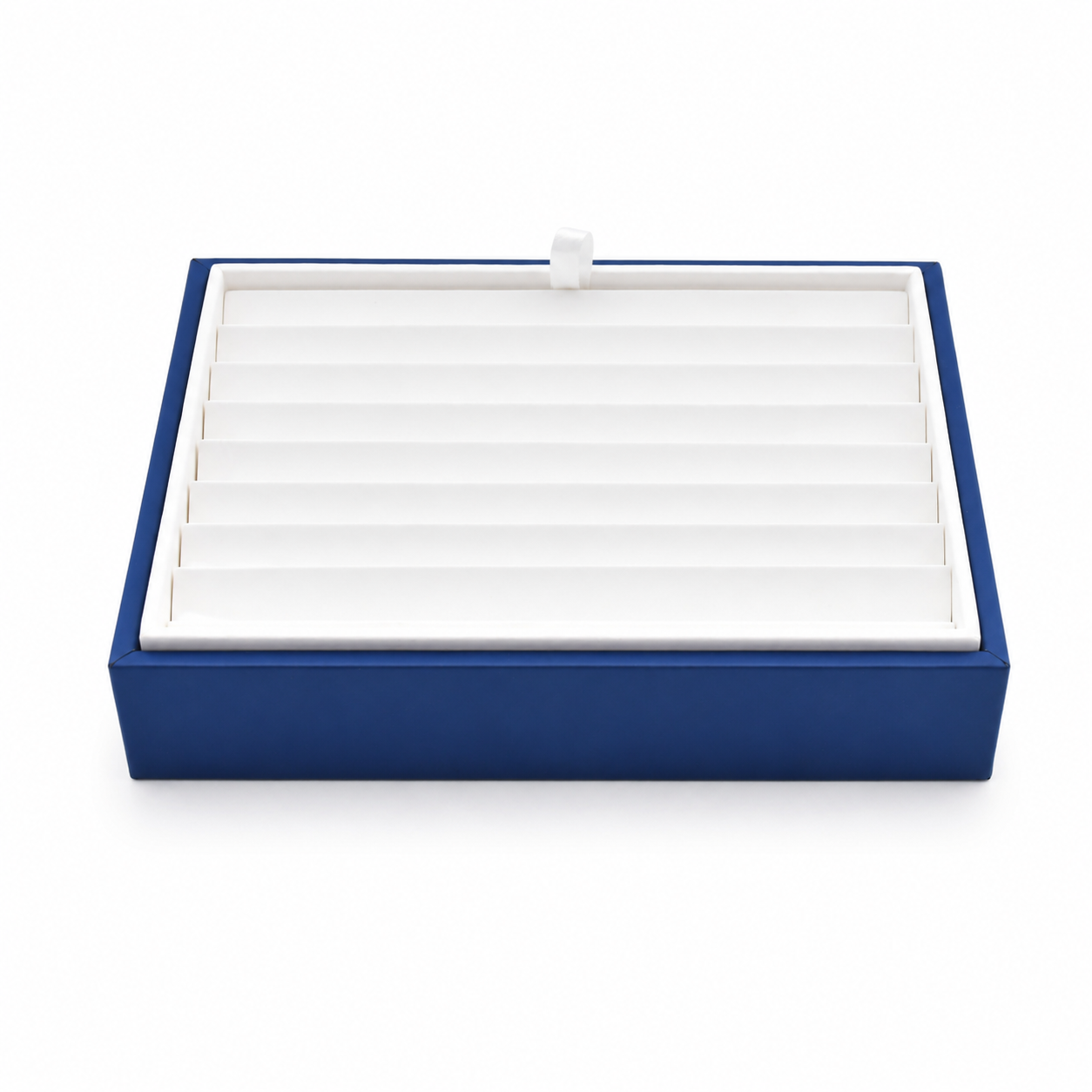 blue white open