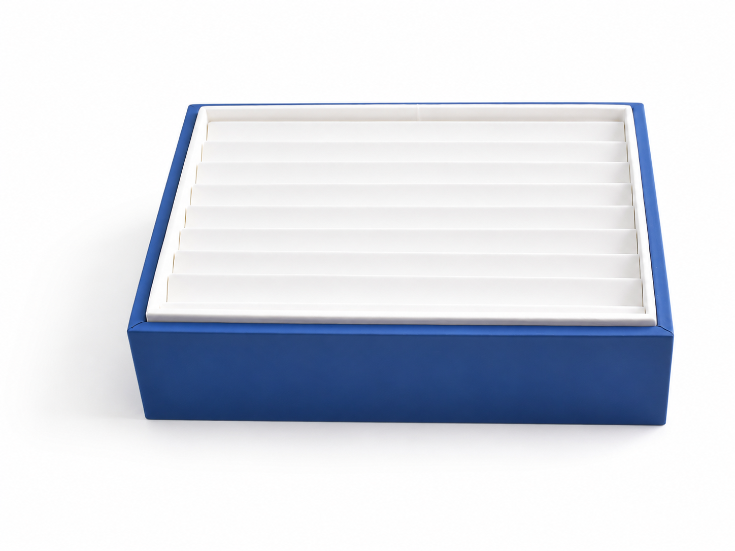 blue white open