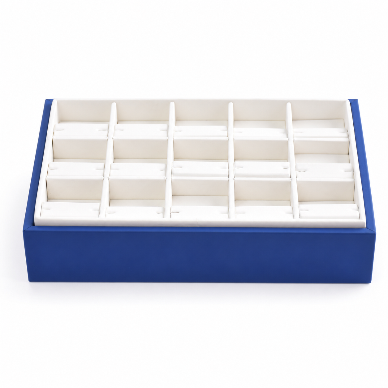 blue white open