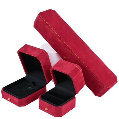 6PCS (V17-B1 R) Luxury Red Velvet Covered Bracelet Boxes Price