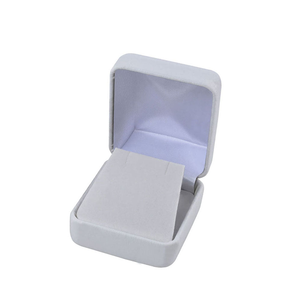PU Leather White Metal Jewelry Boxes