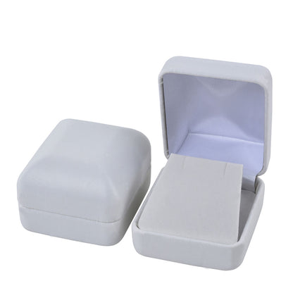 PU Leather White Metal Jewelry Boxes