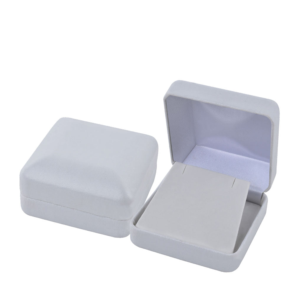 PU Leather White Metal Jewelry Boxes