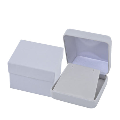 PU Leather White Metal Jewelry Boxes