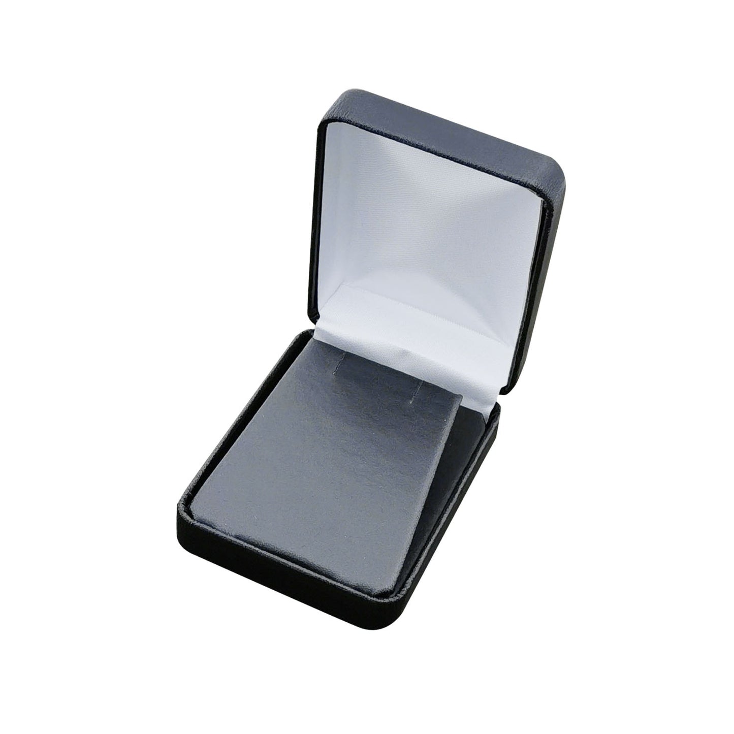 PU Leather Black Metal Jewelry Boxes