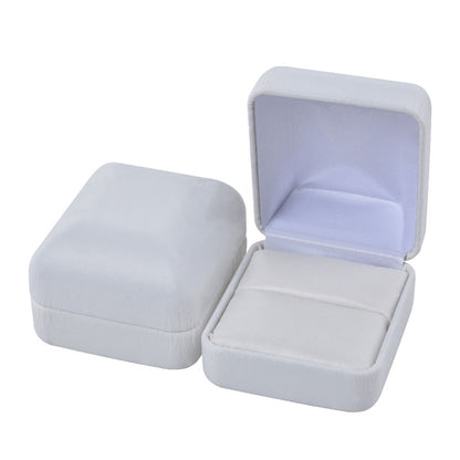PU Leather White Metal Jewelry Boxes