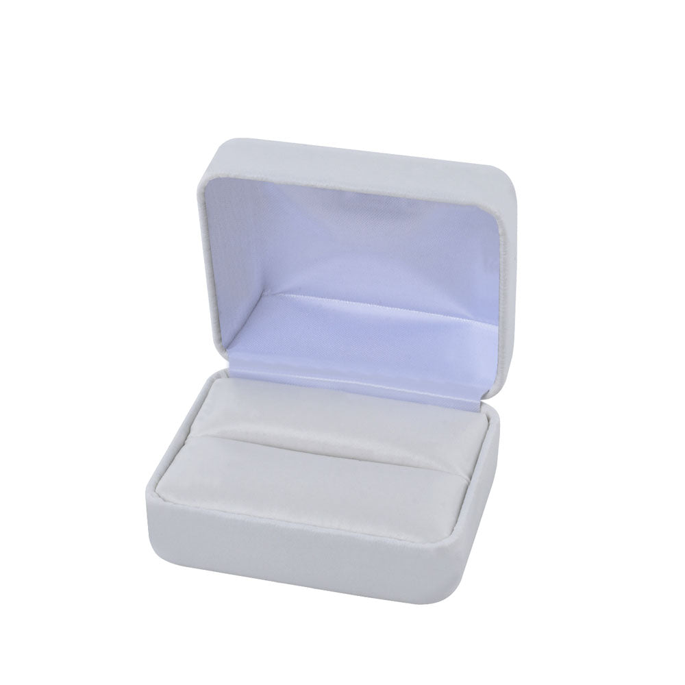PU Leather White Metal Jewelry Boxes