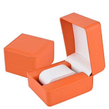 Orange PU Single Watch Boxes