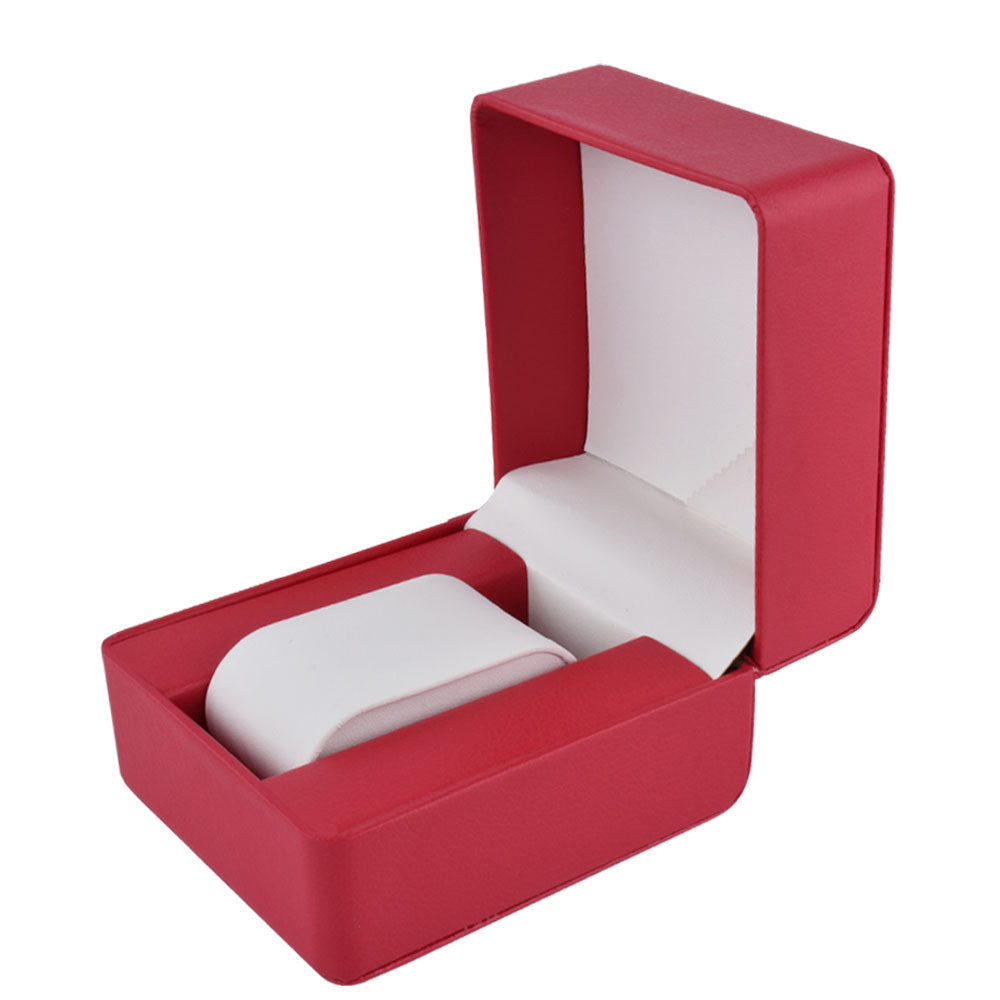 Red PU Watch Box