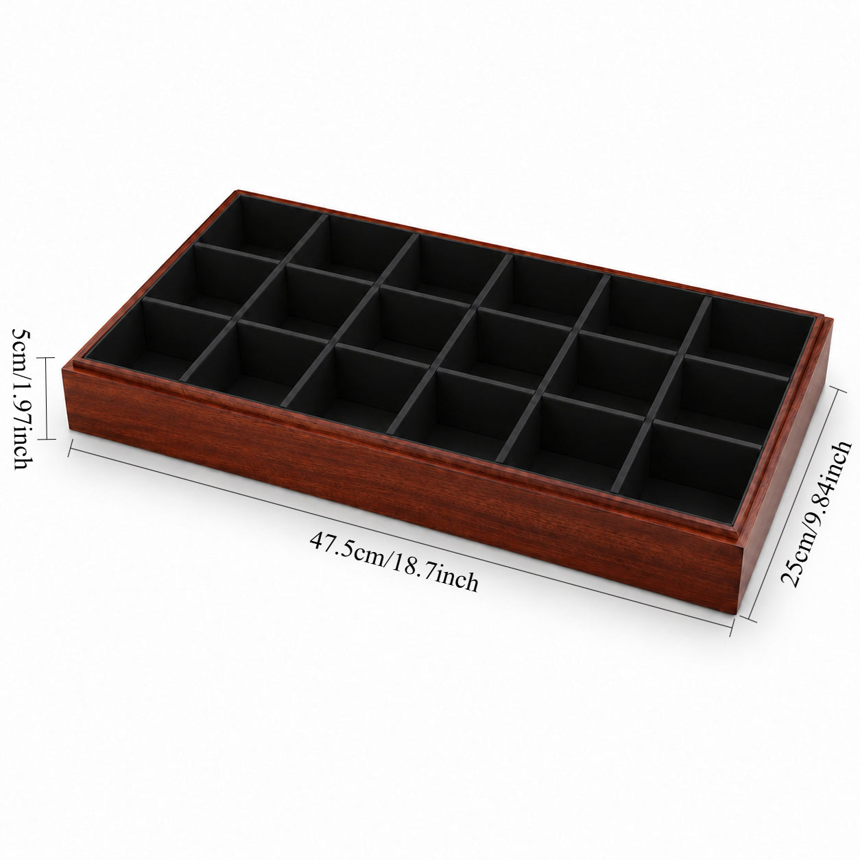 black wooden side