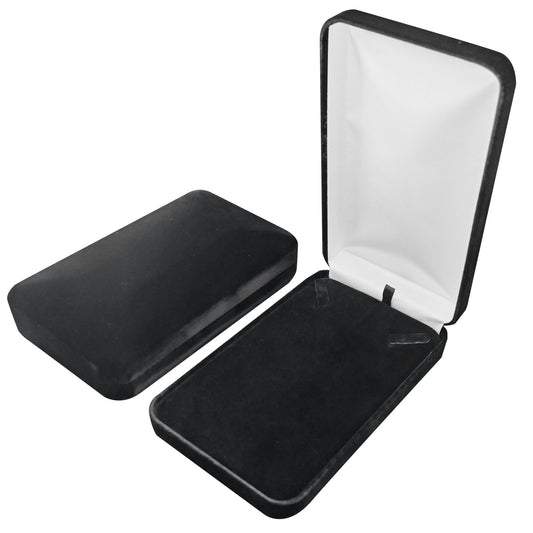 6PCS (YN7-BK) Black Velvet Necklace Boxes