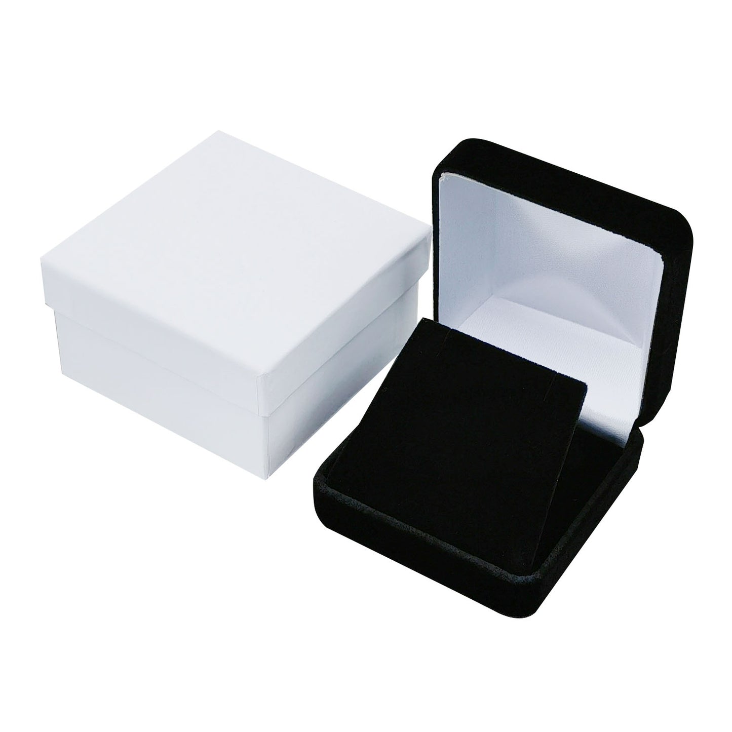 12PCS (YP9-BK) Black Velvet Earring Pendant Boxes