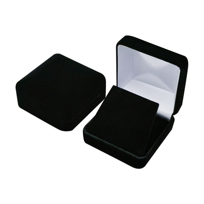 12PCS (YP9-BK) Black Velvet Earring Pendant Boxes