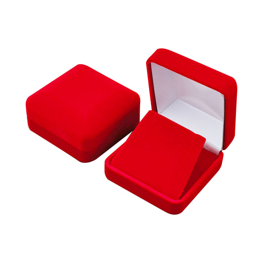 12PCS (YP9-RD) Red Velvet Earring Pendant Boxes
