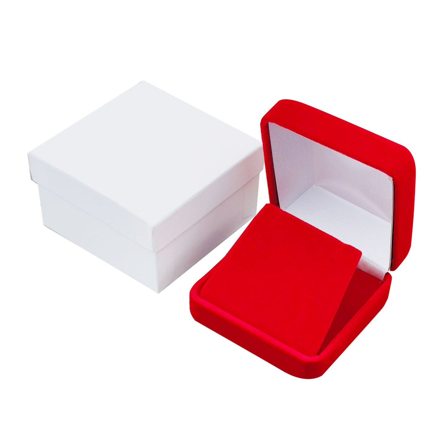 12PCS (YP9-RD) Red Velvet Earring Pendant Boxes