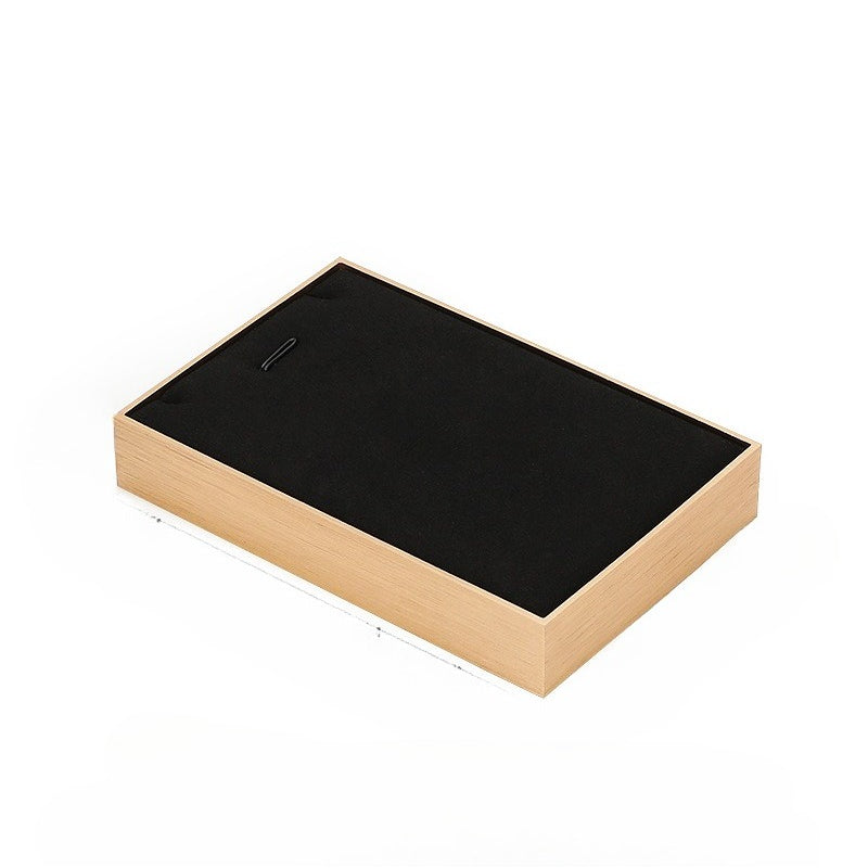 Black Microfiber Jewelry Display Stand