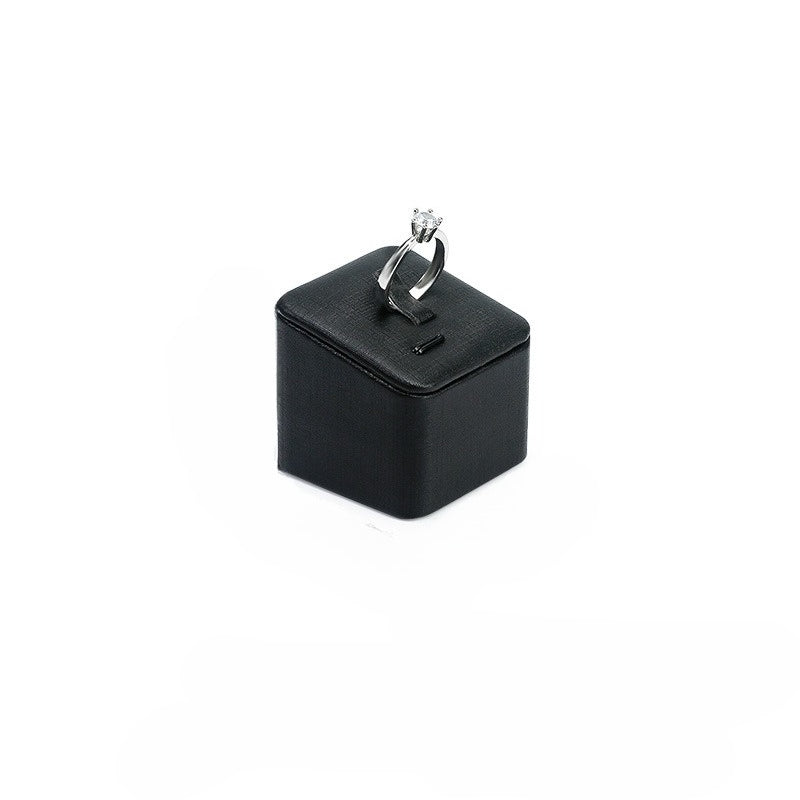 Leather Ring Display Stand, Premium Jewelry Ring Holder for Live Sales