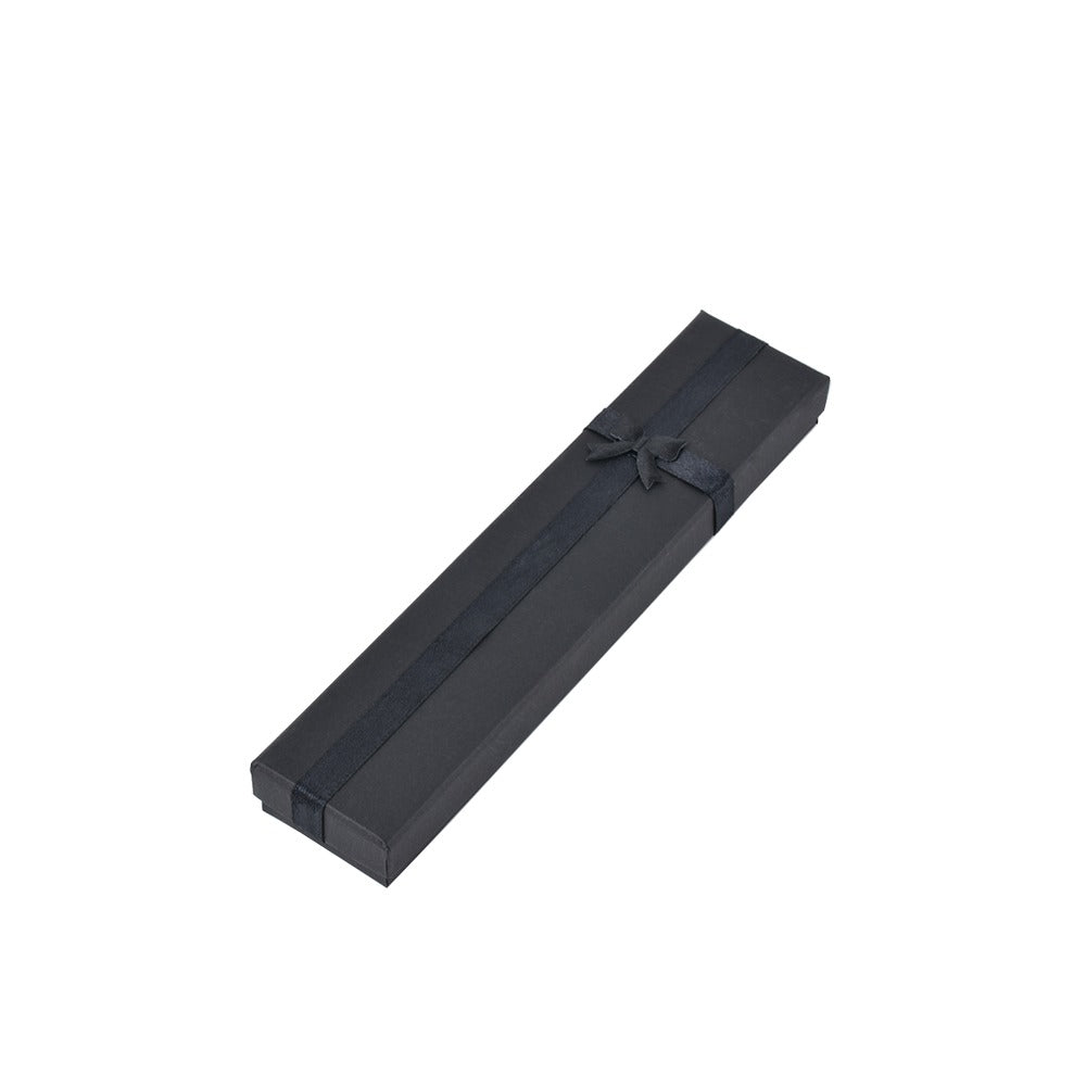 bracelet box - 12pcs Black Bracelet Boxes B10-82-BK side view