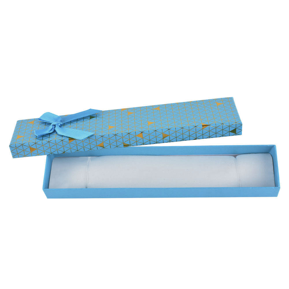 bracelet box - 12pcs Gold Cardboard Bracelet Boxes B15-82-MX1 side view