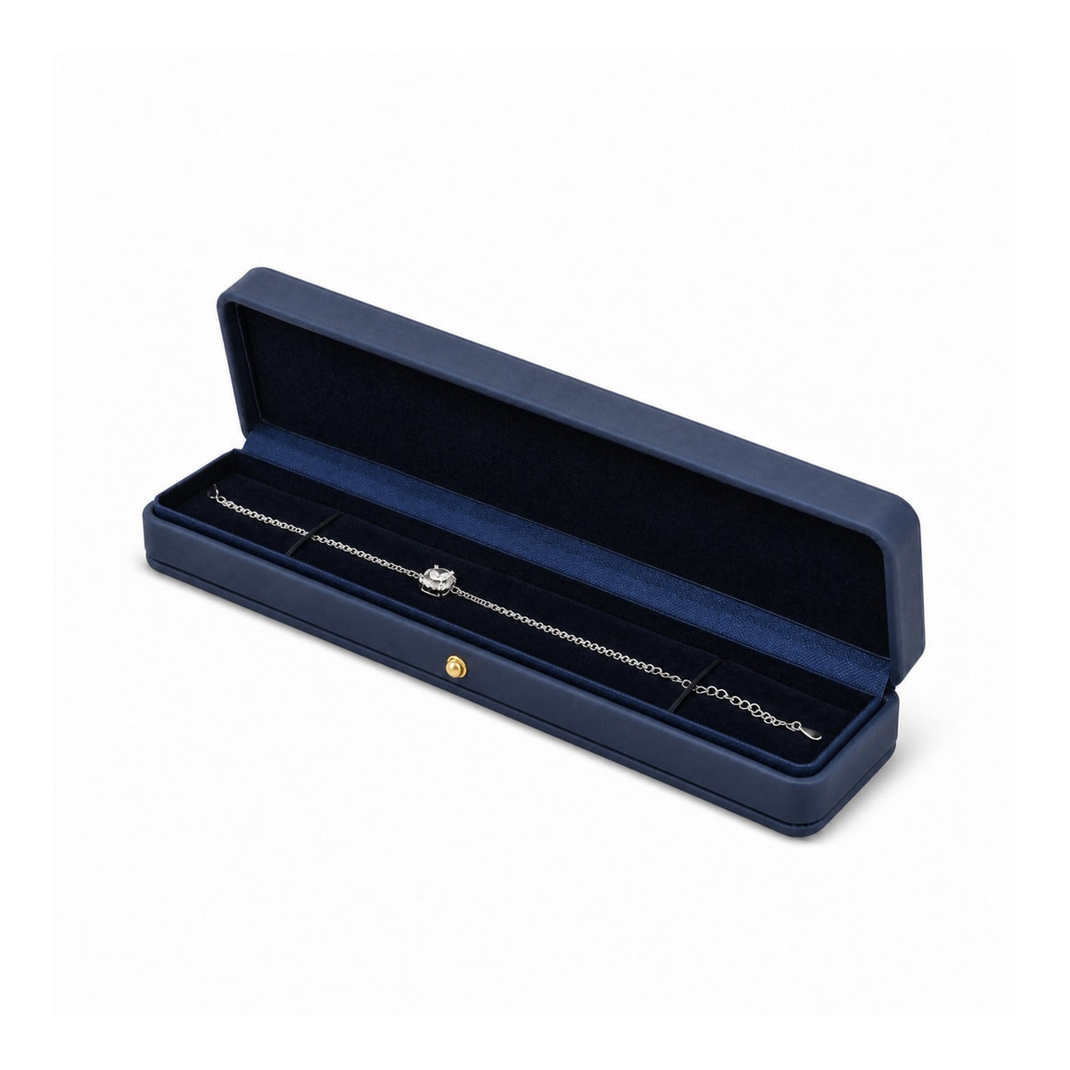 bracelet box - PU Bracelet Box P12BR-ML BK front view