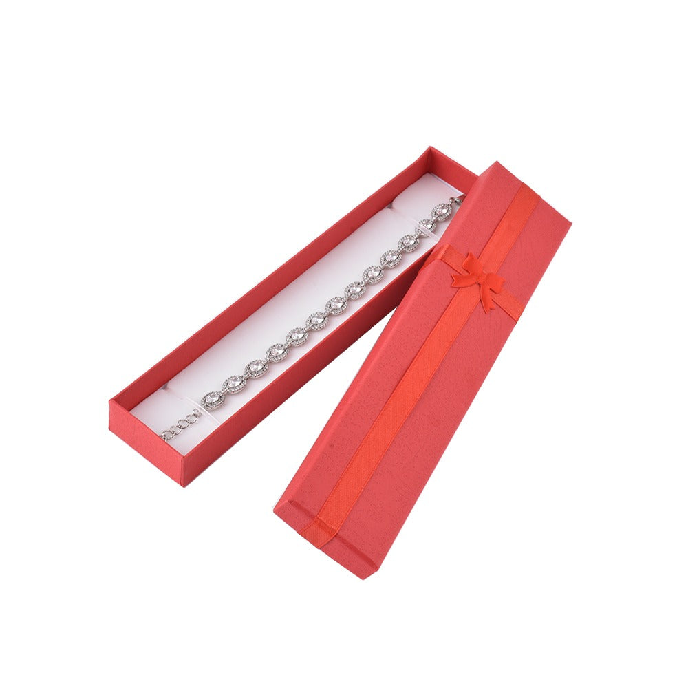 bracelet box - 12pcs Red Bracelet Boxes B10-82-R side view