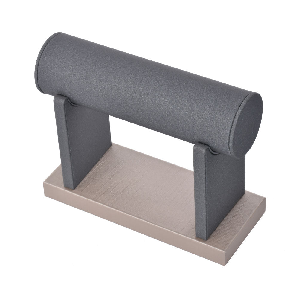 bracelet display and necklace display - Gray PU Display Necklace Stand Bracelet D003-BA PU-G product view 05
