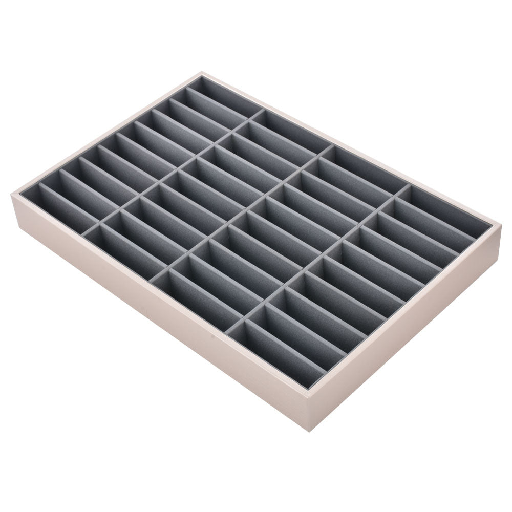 bracelet display and watch display - Gray PU Display Tray Bracelet Watch T002-BA PU-G product view 05