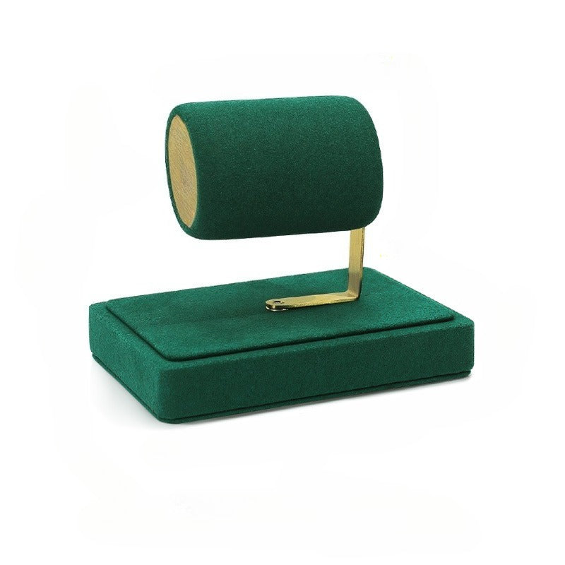 bracelet display and watch display - Gold Velvet Metal Watch Bracelet Display Stand C02854 detail view