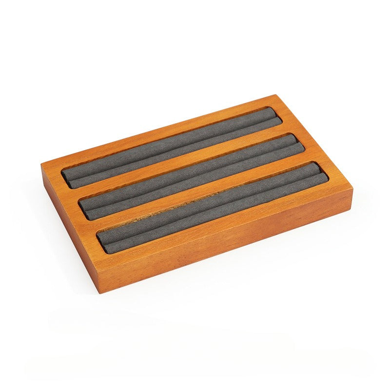 bracelet display - Wooden Wood Display Tray Rings Bracelets C00833 detail view