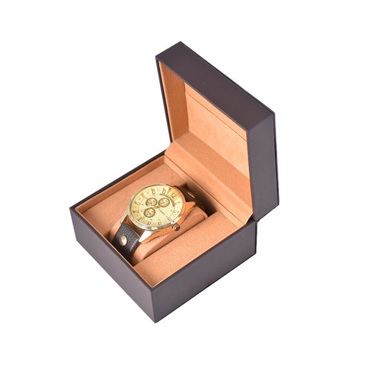 brown watch front