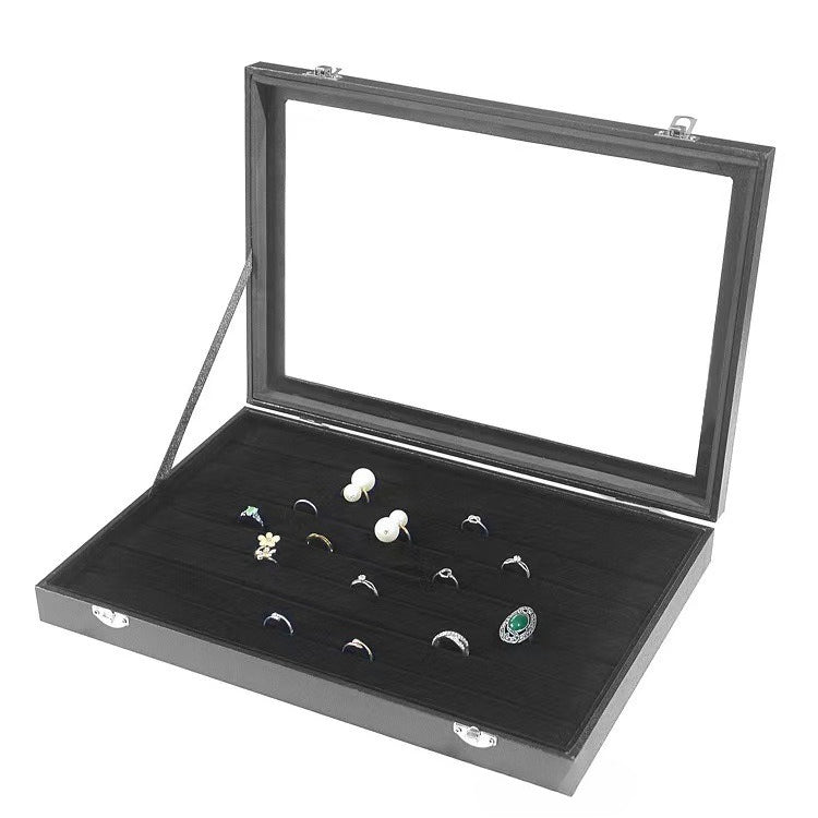 Black Jewelry Display Boxes with Window