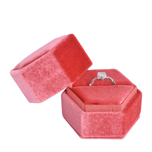 coral red velvet front