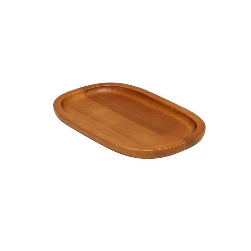 New Solid Wood Jewelry Display Tray | Round Corner Organizer for Necklace, Ring & Live Streaming Showcase