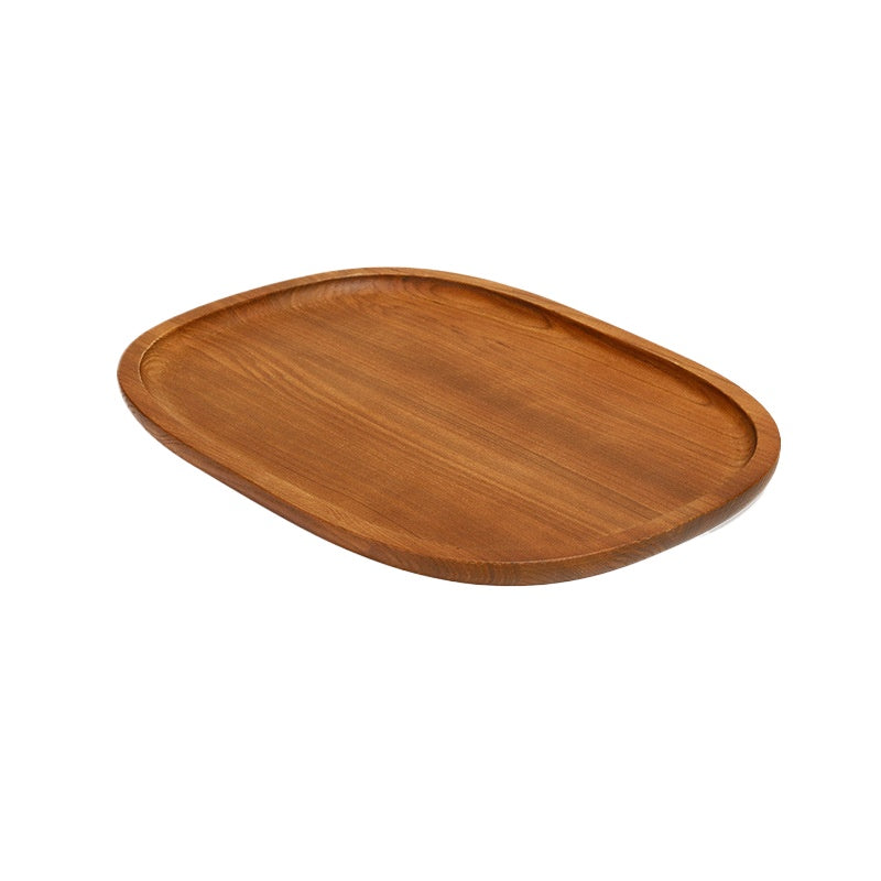 New Solid Wood Jewelry Display Tray | Round Corner Organizer for Necklace, Ring & Live Streaming Showcase