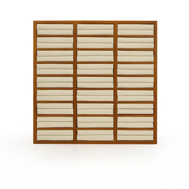 Solid Wood Jewelry Display Tray with Microfiber | Multi-Use Organizer for Rings, Bracelets & Earrings