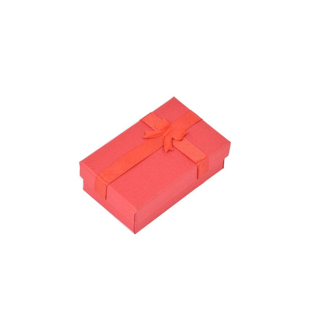 earring box - 24pcs Red Earring Boxes B10-32-R side view