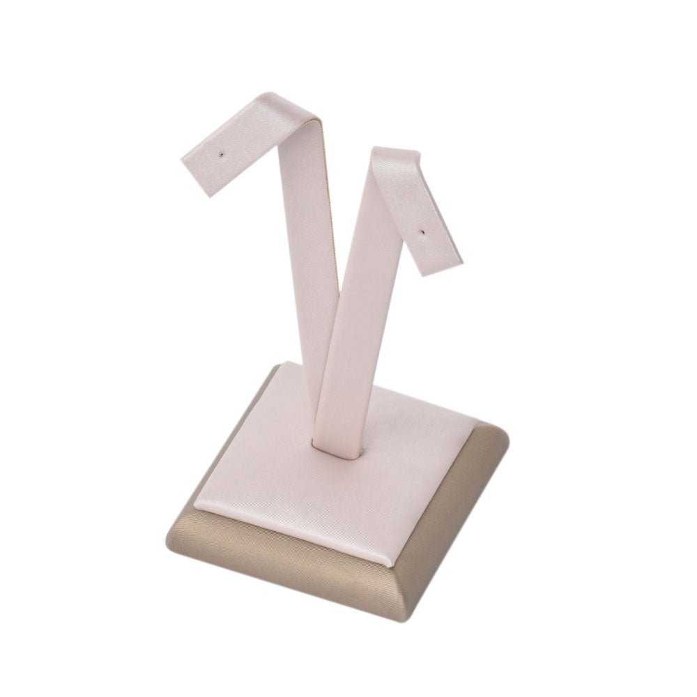 earring display and bracelet display and watch display - Gray PU Earring Display Bracelet Watch D004-E PU-G side view