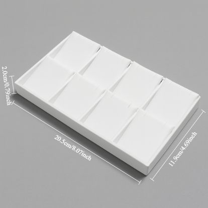 earring display and pendant display and bracelet display - 07 Gray Earring Pendant Trays Bracelet T023P8-W open view