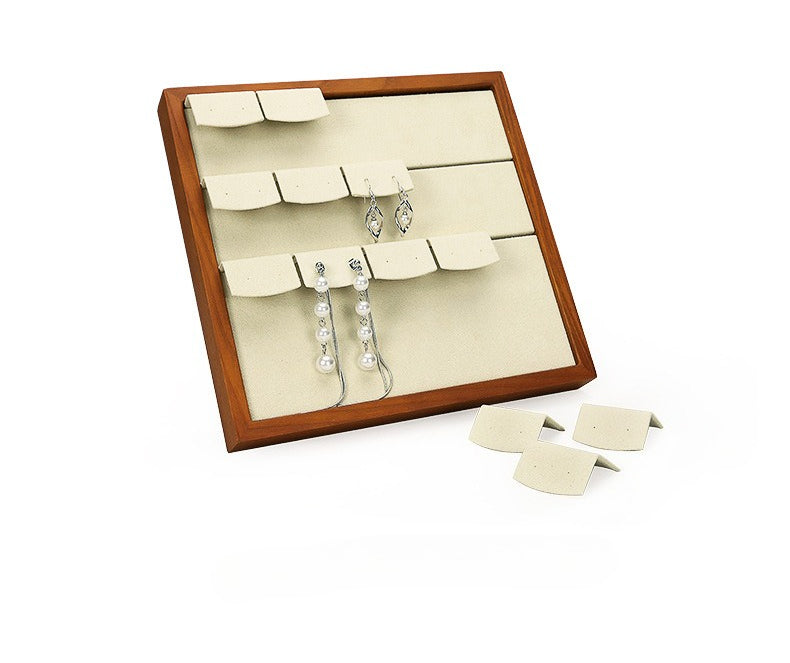 earring display - Wood Earring Display Stand C00790 detail view