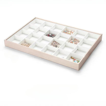 Brushed Leather Jewelry Tray