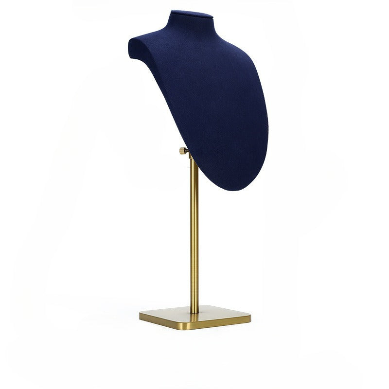 Premium Metal Necklace Display Bust for Jewelry Showcase