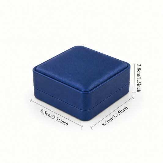 Blue PU Leather Bangle Box