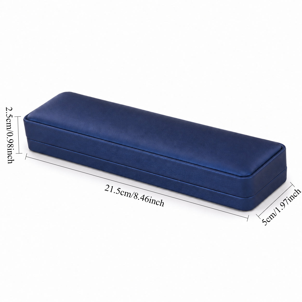 Blue PU Leather Bracelet Box
