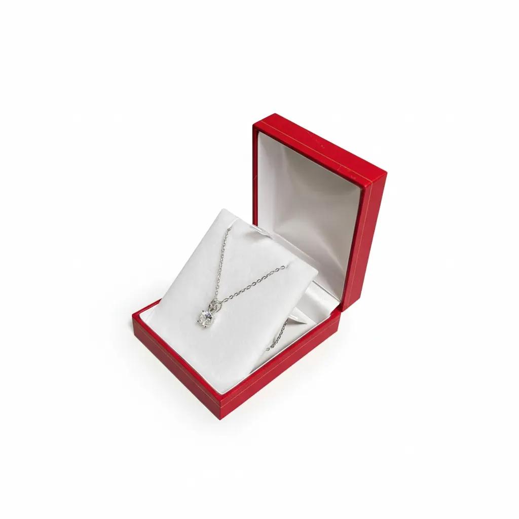 jewelry box - 6pcs Red Gold Boxes LE7(R W) side view