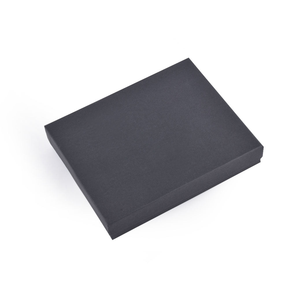 jewelry box - 100pcs Black Cotton Boxes BX2765BK open view