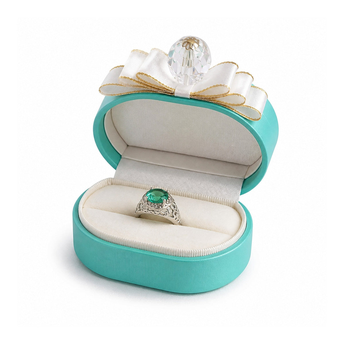 jewelry box - PU Leather Box C00143 front view